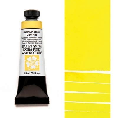 DANIEL SMITH - Cadmium Yellow Light Hue 15ml Tube - Extra Fine Watercolour