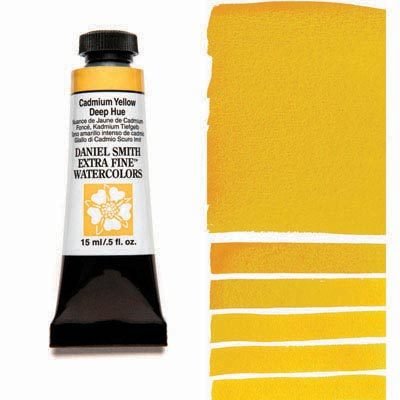 DANIEL SMITH - Cadmium Yellow Deep Hue 15ml Tube - Extra Fine Watercolour