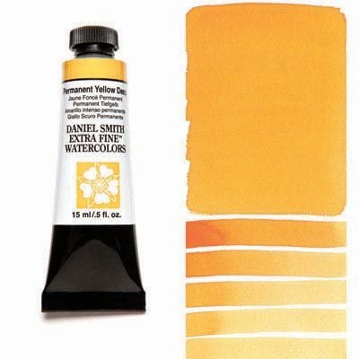DANIEL SMITH - Permanent Yellow Deep 15ml Tube - Extra Fine Watercolour