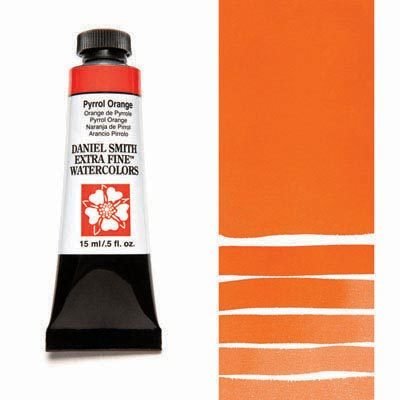 DANIEL SMITH - Pyrrol Orange 15ml Tube - Extra Fine Watercolour