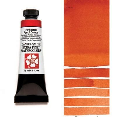 DANIEL SMITH - Transparent Pyrrol Orange 15ml Tube - Extra Fine Watercolour