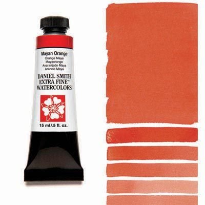 DANIEL SMITH - Mayan Orange S3 15ml Tube - Extra Fine Watercolour