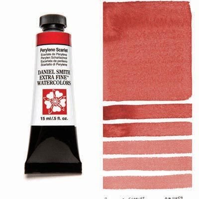 DANIEL SMITH - Perylene Scarlet 15ml Tube - Extra Fine Watercolour