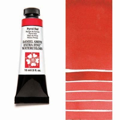 DANIEL SMITH - Pyrrol Red 15ml Tube - Extra Fine Watercolour