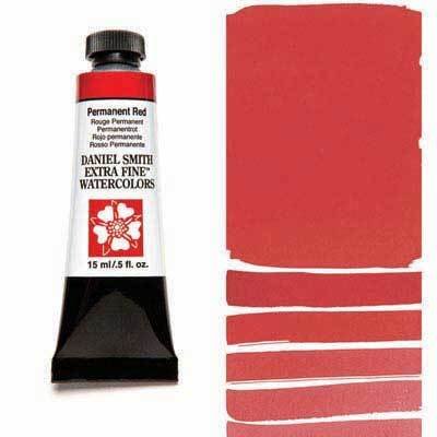 DANIEL SMITH - Permanent Red 15ml Tube - Extra Fine Watercolour