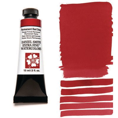 DANIEL SMITH - Permanent Red Deep 15ml Tube - Extra Fine Watercolour