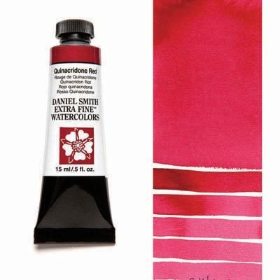 DANIEL SMITH - Quinacridone Red 15ml Tube - Extra Fine Watercolour