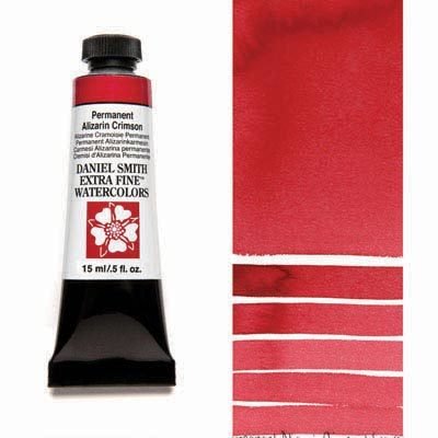 DANIEL SMITH - Permanent Alizarin Crimson 15ml Tube - Extra Fine Watercolour