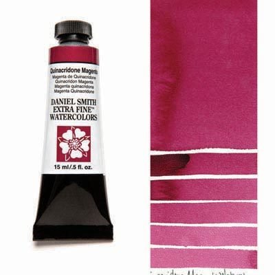 DANIEL SMITH - Quinacridone Magenta 15ml Tube - Extra Fine Watercolour