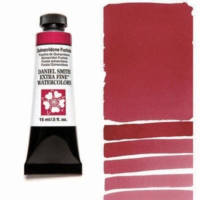 DANIEL SMITH - Quinacridone Fuchsia 15ml Tube - Extra Fine Watercolour