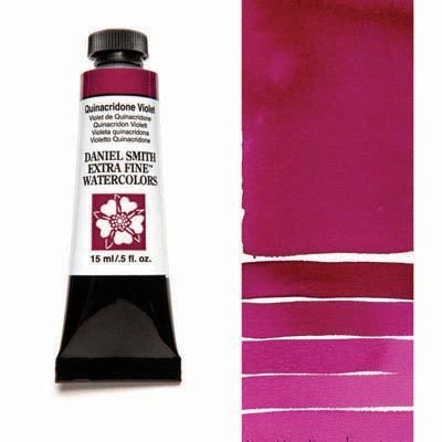 DANIEL SMITH - Quinacridone Violet 15ml Tube - Extra Fine Watercolour