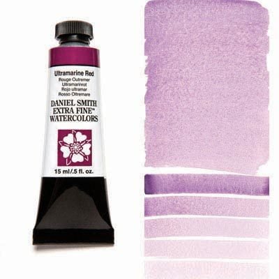 DANIEL SMITH - Ultramarine Red 15ml Tube - Extra Fine Watercolour