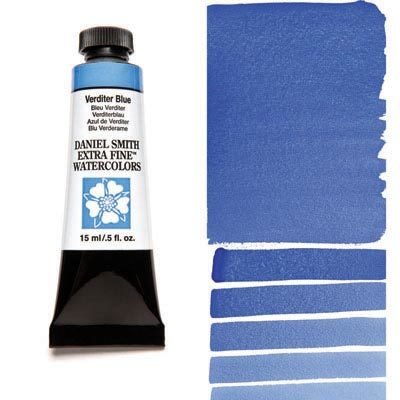 DANIEL SMITH - Verditer Blue 15ml Tube - Extra Fine Watercolour