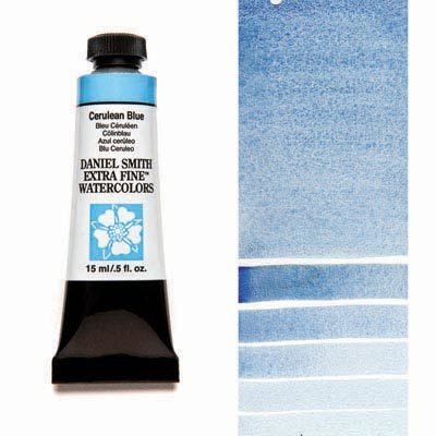 DANIEL SMITH - Cerulean Blue 15ml Tube -  Extra Fine Watercolour