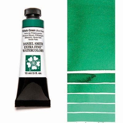 DANIEL SMITH - Phthalo Green BS 15ml Tube - Extra Fine Watercolour