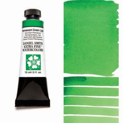 DANIEL SMITH - Permanent Green Light 15ml Tube - Extra Fine Watercolour