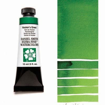 DANIEL SMITH - Hooker’s Green 15ml Tube - Extra Fine Watercolour