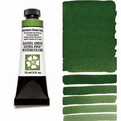 DANIEL SMITH - Chromium Green Oxide 15ml Tube - Extra Fine Watercolour