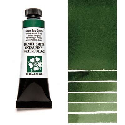 DANIEL SMITH - Deep Sap Green 15ml Tube –Extra Fine Watercolour