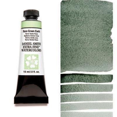 DANIEL SMITH - Rare Green Earth 15ml Tube - Extra Fine Watercolour