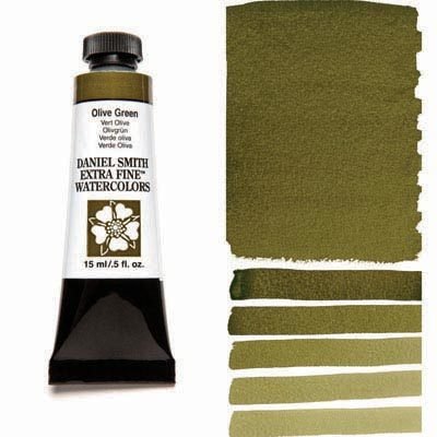 DANIEL SMITH - Olive Green 15ml Tube - Extra Fine Watercolour