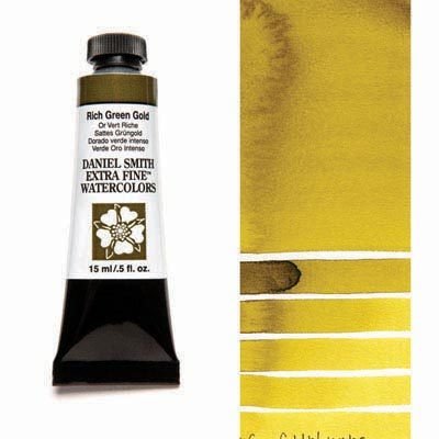 DANIEL SMITH - Rich Green Gold 15ml Tube - Extra Fine Watercolour