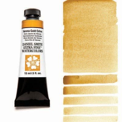 DANIEL SMITH - Verona Gold Ochre 15ml Tube - Extra Fine Watercolour