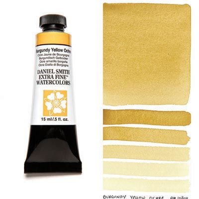 DANIEL SMITH - Burgundy Yellow Ochre 15ml Tube - Extra Fine Watercolour