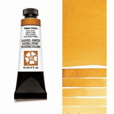 DANIEL SMITH - Yellow Ochre 15ml Tube -  Extra Fine Watercolour