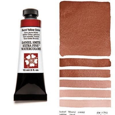 DANIEL SMITH - Burnt Yellow Ochre 15ml Tube - Extra Fine Watercolour