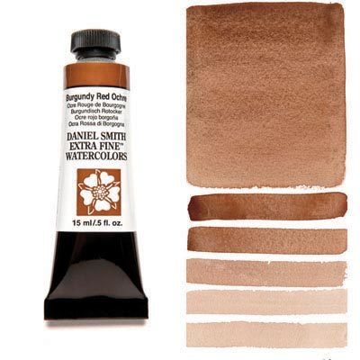 DANIEL SMITH - Burgundy Red Ochre 15ml Tube - Extra Fine Watercolour