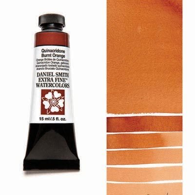 DANIEL SMITH - Quinacridone Burnt Orange 15ml Tube - Extra Fine Watercolour