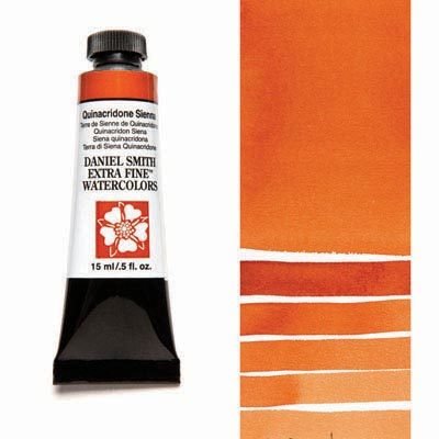 DANIEL SMITH - Quinacridone Sienna 15ml Tube - Extra Fine Watercolour