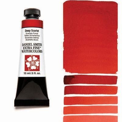 DANIEL SMITH - Deep Scarlet 15ml Tube - Extra Fine Watercolour