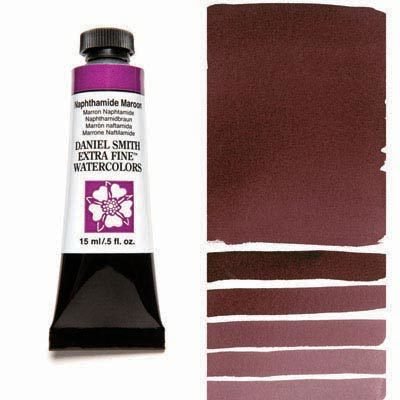 DANIEL SMITH - Naphthamide Maroon 15ml Tube - Extra Fine Watercolour