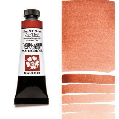 DANIEL SMITH - Fired Gold Ochre 15ml Tube - Extra Fine Watercolour