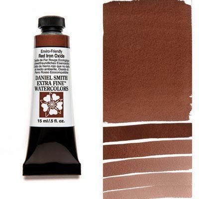 DANIEL SMITH - Enviro-Friendly Red Iron Oxide 15ml Tube – extra Fine Watercolour
