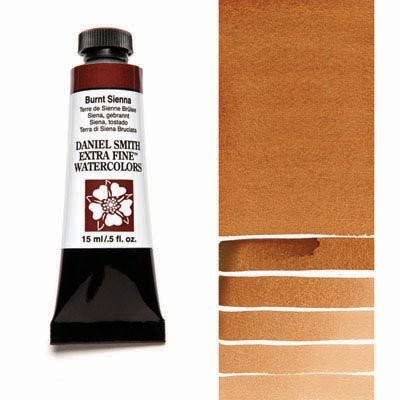 DANIEL SMITH - Burnt Sienna 15ml Tube - Extra Fine Watercolour