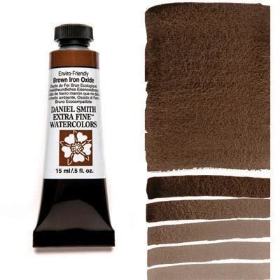 DANIEL SMITH - Enviro-Friendy Brown Iron Oxide 15ml Tube – Extra Fine Watercolour