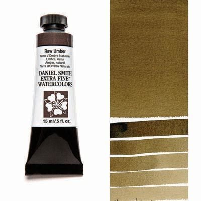 DANIEL SMITH - Raw Umber 15ml Tube - Extra Fine Watercolour