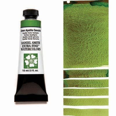 DANIEL SMITH - Green Apatite Genuine 15ml Tube - Extra Fine Watercolour