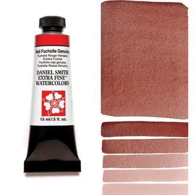 DANIEL SMITH - Red Fuchsite Genuine 15ml Tube - Extra Fine Watercolour