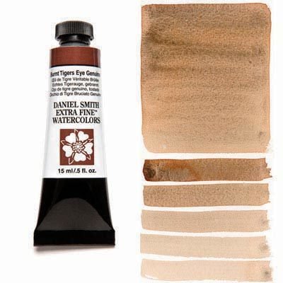 DANIEL SMITH - Burnt Tiger’s Eye Genuine 15ml Tube - Extra Fine Watercolour
