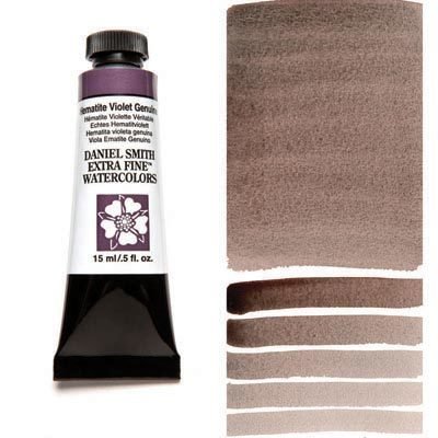DANIEL SMITH - Hematite Violet Genuine 15ml Tube - Extra Fine Watercolour