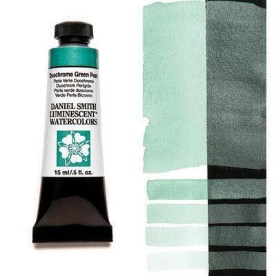DANIEL SMITH - Duochrome Green Pearl 15ml Tube - Luminescent Watercolour