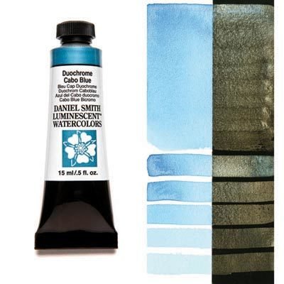 DANIEL SMITH - Duochrome Cabo Blue 15ml Tube - Luminescent Watercolour