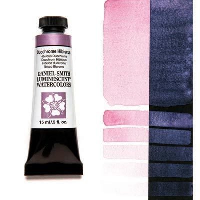 DANIEL SMITH - Duochrome Hibiscus 15ml Tube - Luminescent Watercolour