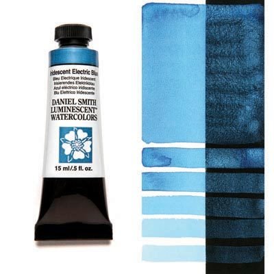 DANIEL SMITH - Iridescent Electric Blue 15ml Tube - Luminescent Watercolour
