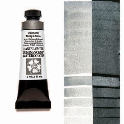 DANIEL SMITH - Iridescent Antique Silver 15ml Tube - Luminescent Watercolour