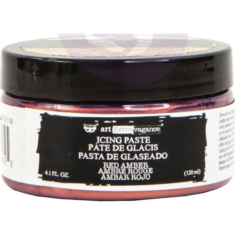 Finnabair Art Extravagance Icing Paste - Red Amber
